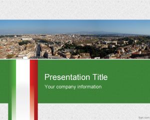 Italienisch Powerpoint-Vorlage