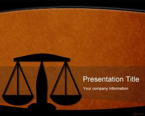 Plantilla de PowerPoint legal