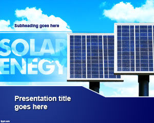 Plantilla de Energía Solar Power Point