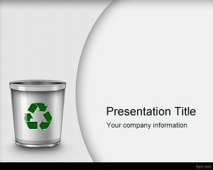 Yönetim PowerPoint Şablonu Atık