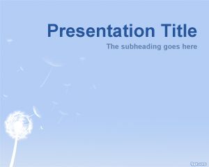 Çiçek Oral PowerPoint Şablon