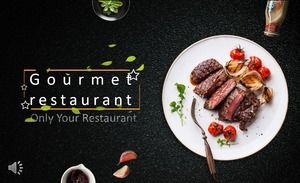 Álbum PPT de restaurante gourmet