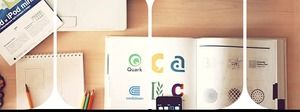 Wooden board background casual business wind work summary plan ppt template