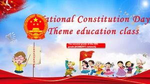 Modello PPT di riunione della classe tematica sulla Giornata della Costituzione nazionale