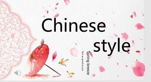 Beautiful Chinese style PPT template