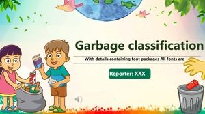 Garbage classification PPT dynamic template