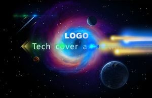 Creative technology sense opening animation PPT template