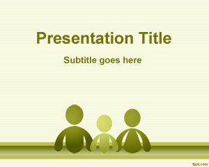 Plantilla de Ciencias Sociales de la familia de PowerPoint Plantilla de Ciencias Sociales de la familia de PowerPoint