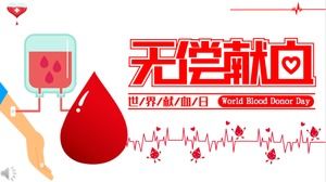 Donación de sangre ppt template