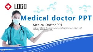 Medizinische Arzt PPT-Vorlage