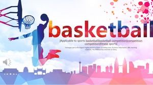 Modelo de PPT de basquete