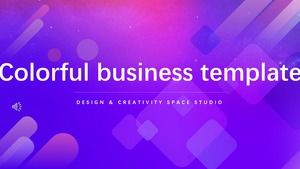 Colorful business PPT template Colorful business PPT template
