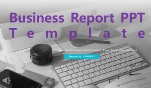 Business Work Report PPT Template Business Work Report PPT Template