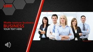 Matte texture business PPT template Matte texture business PPT template