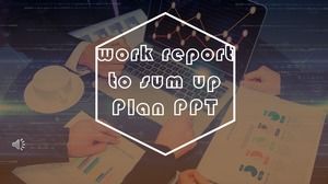 Minimalist business style work summary report ppt template Minimalist business style work summary report ppt template