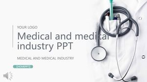 الرعاية الصحية الطبية قالب PPT الصناعة