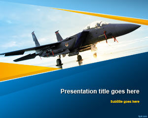 Plantilla de PowerPoint Aviación