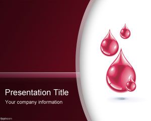Template PowerPoint Blood