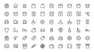 Black more than 1000 editable linear PPT small icons