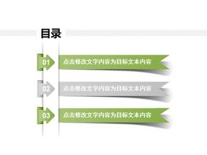 Yeşil Stereo Streamer Stil PPT Katalog Şablonu
