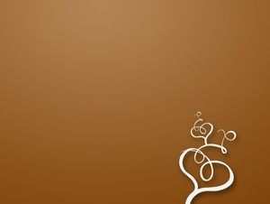 Coklat ungu hati kreatif gambar latar belakang desain PPT