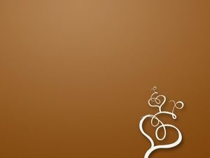 Brown purple creative heart design PPT background picture