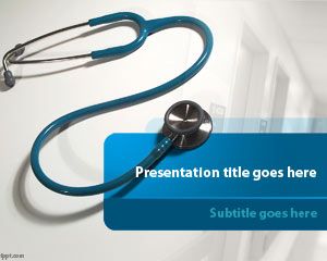 Stethoscope PowerPoint Template Stethoscope PowerPoint Template