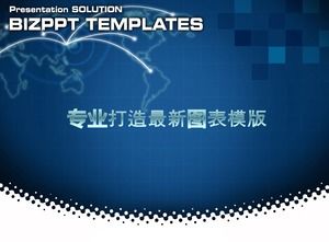 Korean professional PPT chart form PPT template