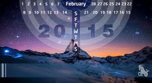 Kalendarz kreatywny na rok 2015 owiec Wykres PPT