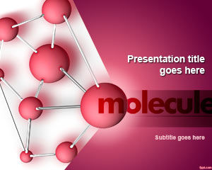Template PowerPoint molekul
