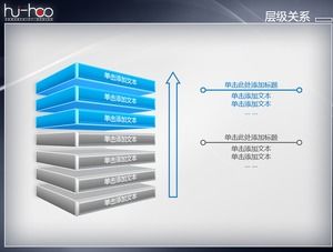 Изысканные иерархические отношения PPT диаграммы