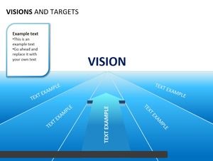 Zarządzanie celami Sprint Vision Wykres PPT