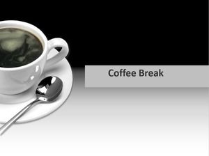 Petty Atmosphere Coffee Business Hintergrund PPT-Diagramm