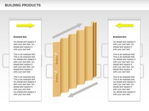 Explanation and analysis of building materials PPT chart