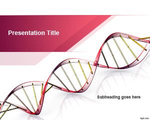 Plantilla genética Ciencia PowerPoint