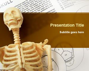 PowerPoint modelo de esqueleto
