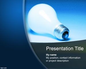 Proyek Template ide PowerPoint