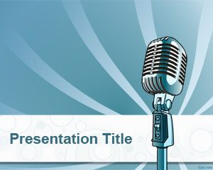 Template Radio PowerPoint online