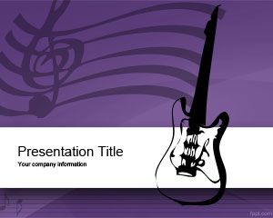 Música Plantilla Equipo PowerPoint