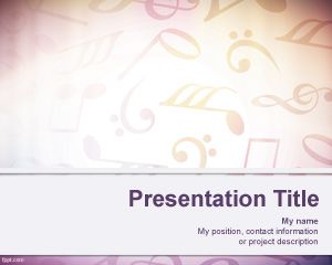 แผ่นเพลงพื้นหลังสำหรับ PowerPoint