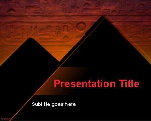 Hieroglyphischer Powerpoint-Vorlage