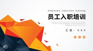 Corporate employee induction training PPT template