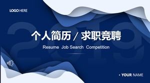 CV Job Application PPT Template