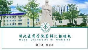 Uniwersalny szablon ppt dla obrony pracy Hubei Medical College