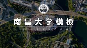 Allgemeine ppt-Vorlage für die Verteidigung von Abschlussarbeiten der Nanchang-Universität