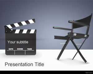 Film Director Powerpoint-Vorlage