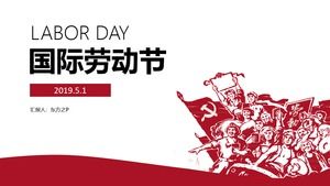 Templat Glory of Labor-1 Mei Hari Buruh Internasional