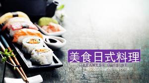 Plantillas de comida japonesa sushi PPT