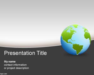 Géographie PowerPoint Template