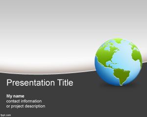 Geografia PowerPoint Template